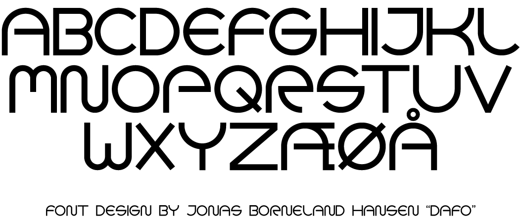 Illustration for Goca Logotype Beta font