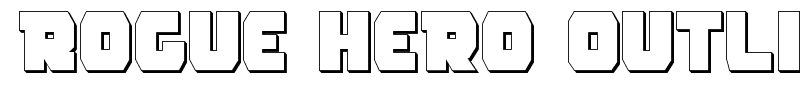 Rogue Hero Outline font