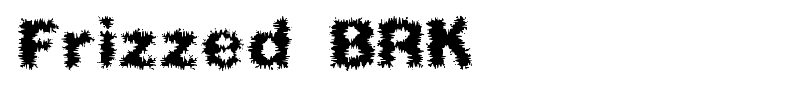 Frizzed BRK font