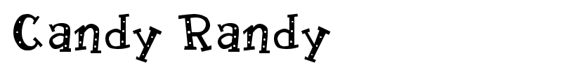Candy Randy font