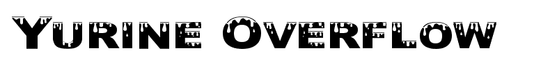 Yurine Overflow font