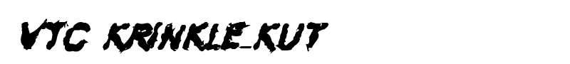 VTC Krinkle-Kut font