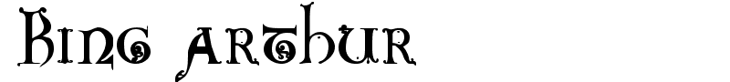 King Arthur font