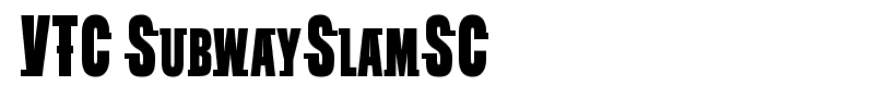 VTC SubwaySlamSC font