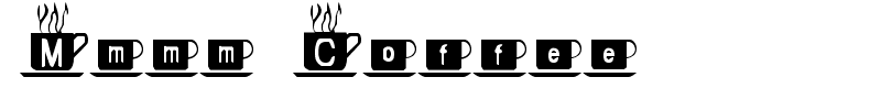 Mmmm Coffee font