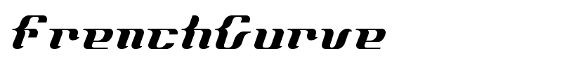FrenchCurve font