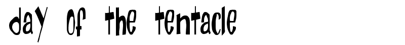Day Of The Tentacle font