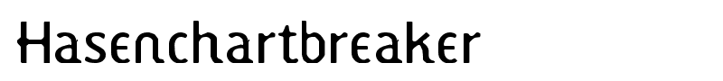 Hasenchartbreaker font