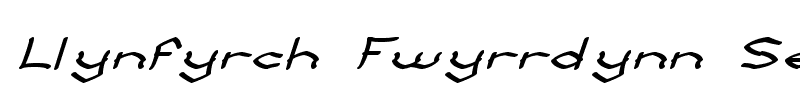 Llynfyrch Fwyrrdynn SemiBold font