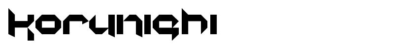 korunishi font