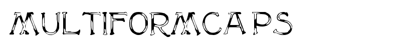 MultiformCaps font