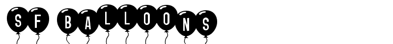 SF Balloons font