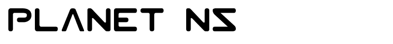 Planet NS font