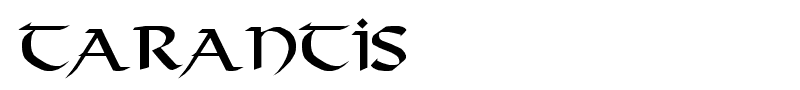 Tarantis font