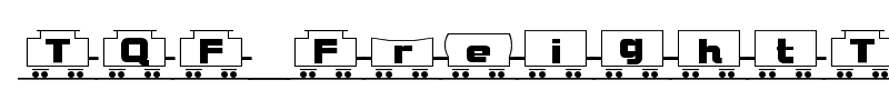 TQF_FreightTrain font
