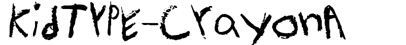 KidTYPE-CrayonA font