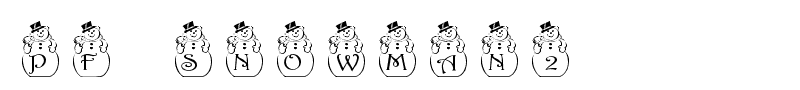 pf_snowman2 font