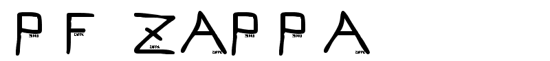 pf_zappa font