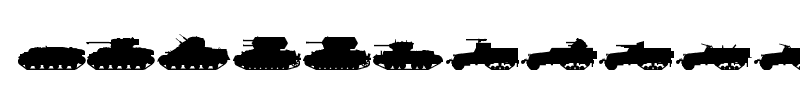 Tanks-WW2 font
