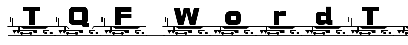 TQF_WordTrain font