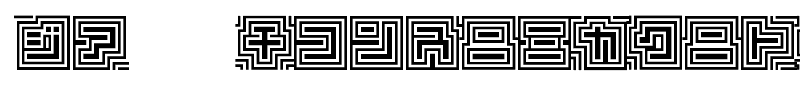 D3 Labyrinthism katakana font