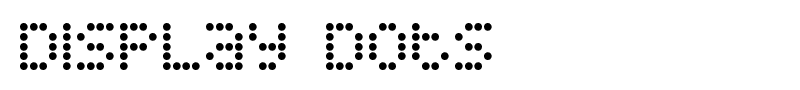 Display Dots font