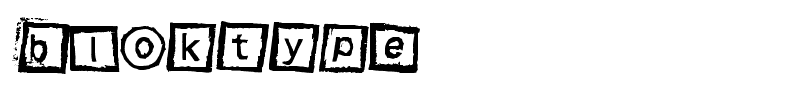 Bloktype font