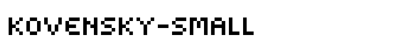 Kovensky-small font