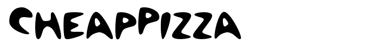 CheapPizza font