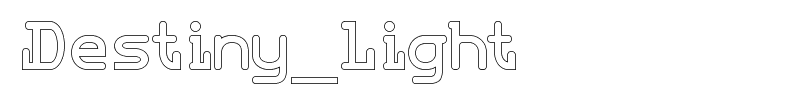 Destiny_Light font