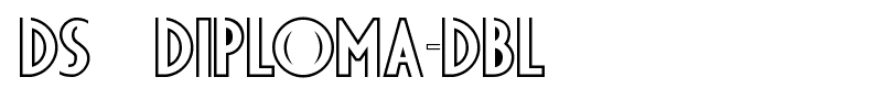 DS Diploma-DBL font