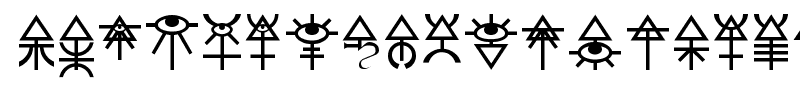 Eldar Runes font