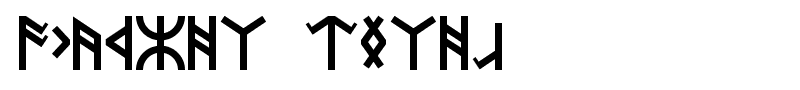 Dwarven Runes font