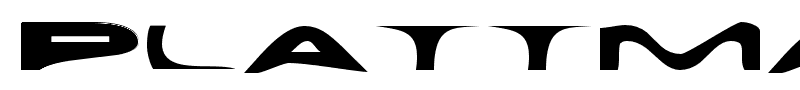 Plattmask font