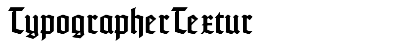 TypographerTextur font