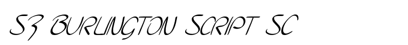 SF Burlington Script SC font