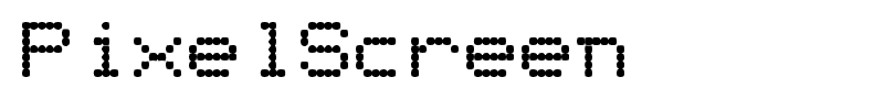 PixelScreen font