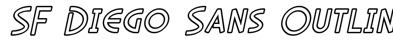 SF Diego Sans Outline font
