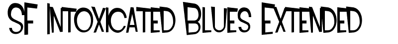 SF Intoxicated Blues Extended font