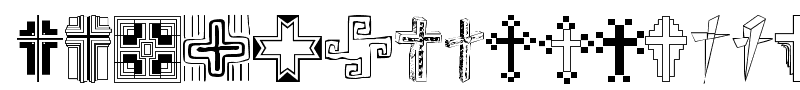 Christian Crosses II font