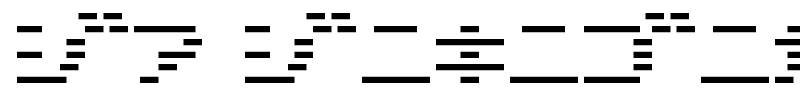 D3 DigiBitMapism Katakana font