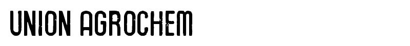 Union Agrochem font