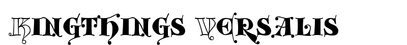 Kingthings Versalis font